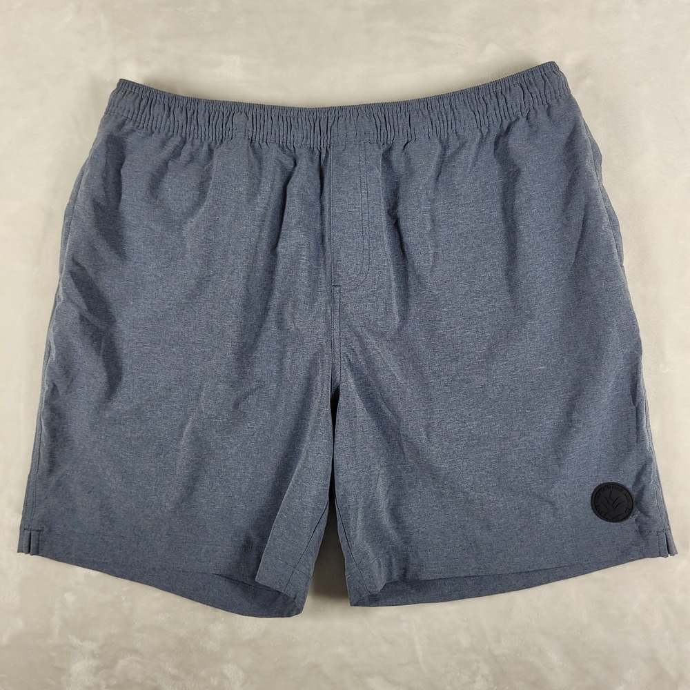Chubbies Hybrid Shorts Men's 2XL Blue Unlined 7" Inseam‎ Gym Athletic Drawstring